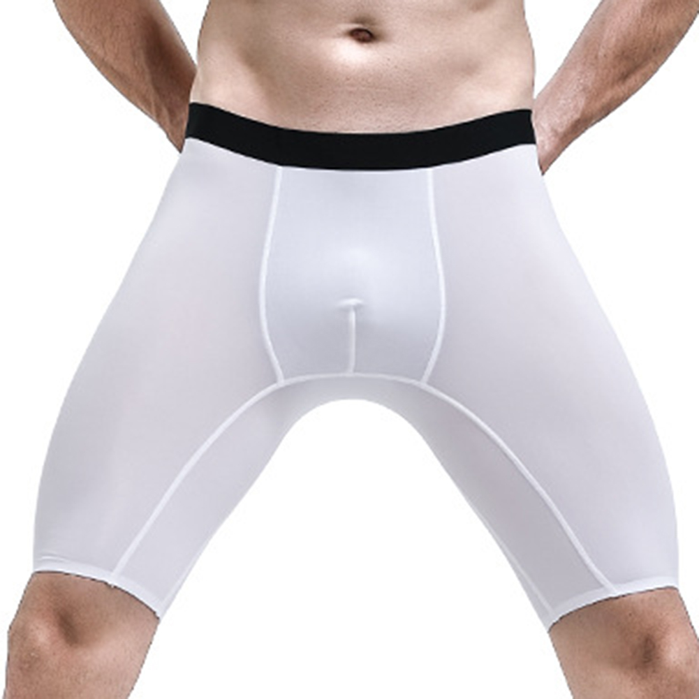 Long Leg Trunk Men - Men Long Leg Boxer Shorts Breathable