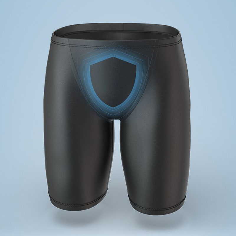 Men Boxers Shorts Silicone PU  - Pouch Boxer Pouch บทวิจารณ์และราคา