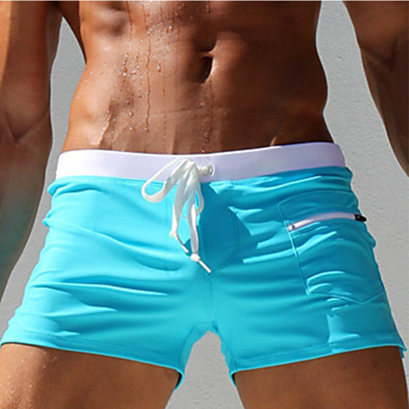 New Plus Size Mens Swim Pants  - Trunk Breathable Men บทวิจารณ์และราคา