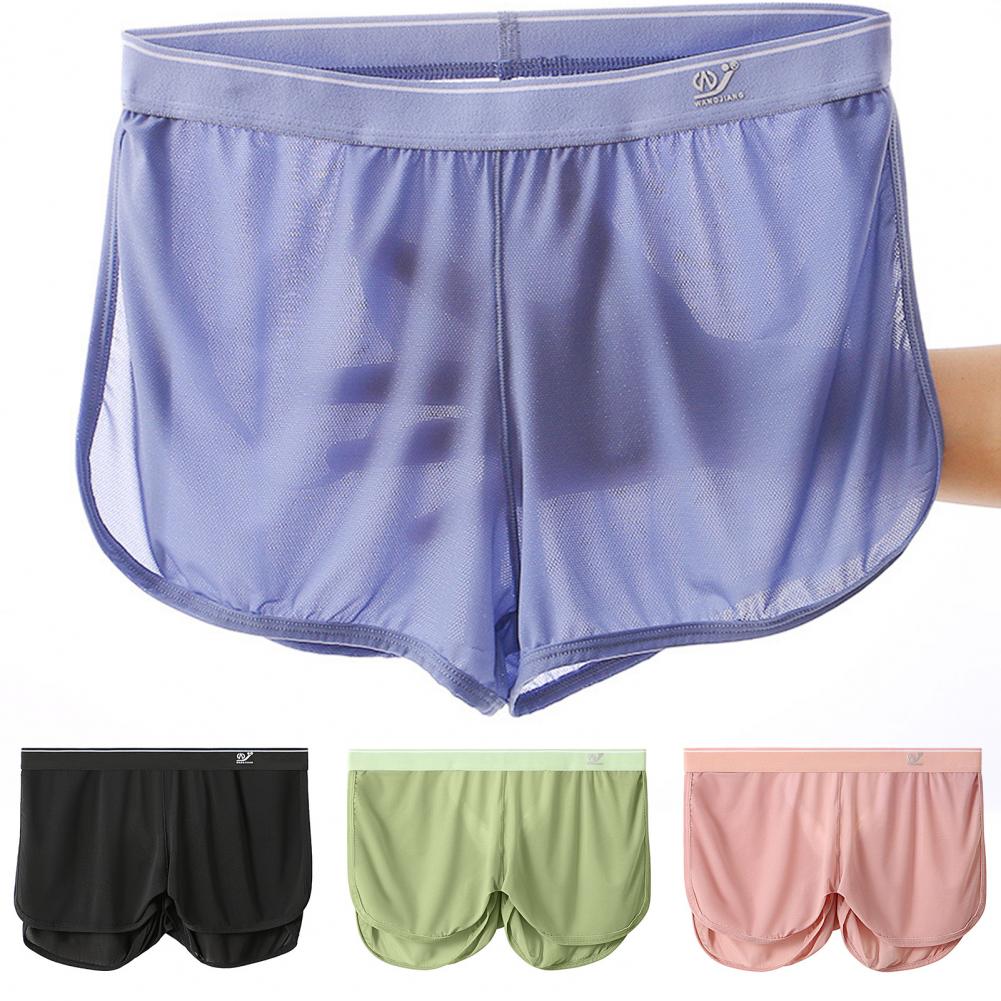 Soft M-3XL Breathable Mesh Box - Mesh Sport Boxer บทวิจารณ์และราคา