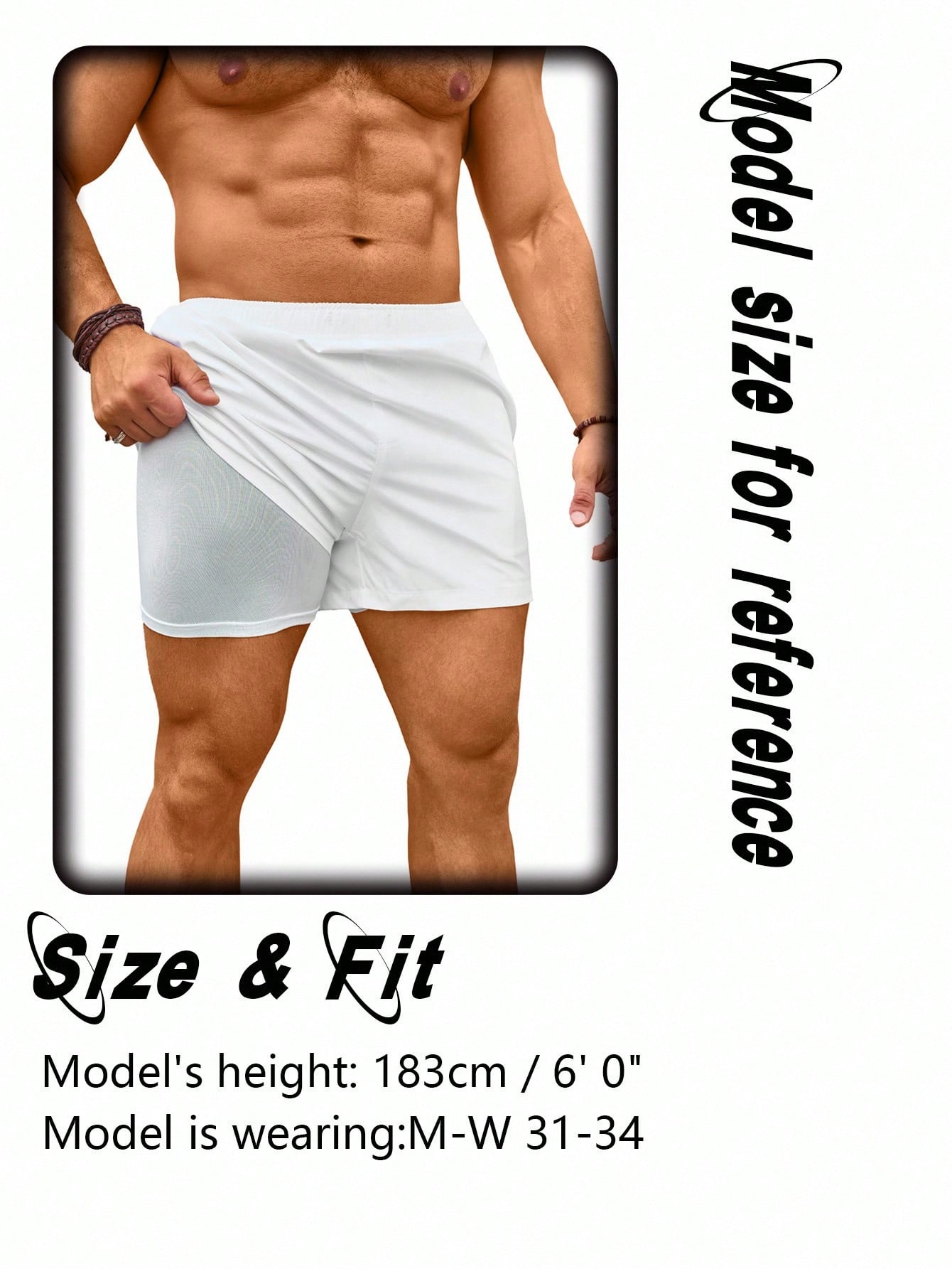 Men's Swimming Trunks Drawstri - Bamboo Fiber Trunk บทวิจารณ์และราคา