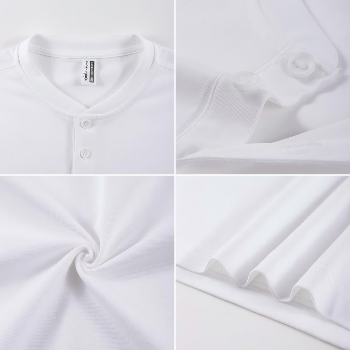 2026 NEW Solid Cotton Henley S - Undershirt Crew Neck บทวิจารณ์และราคา