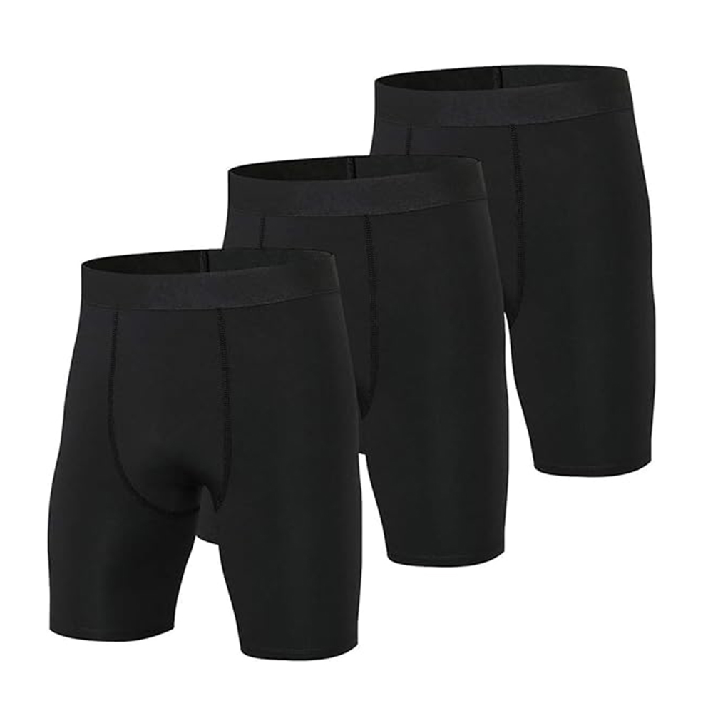 3 Pack Compression Shorts Men  - Compression Shorts Athletes บทวิจารณ์และราคา