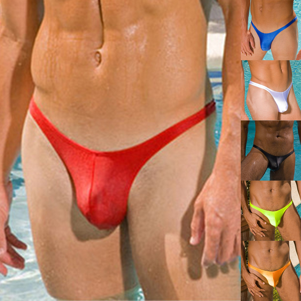 Fashion Men Sexy Swimwear Swim - Pouch Boxer Pouch บทวิจารณ์และราคา