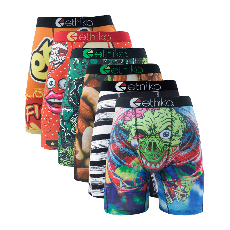 ETHIKA 6Pcs Men Underwear Boxe - Boxer Shorts Modal บทวิจารณ์และราคา