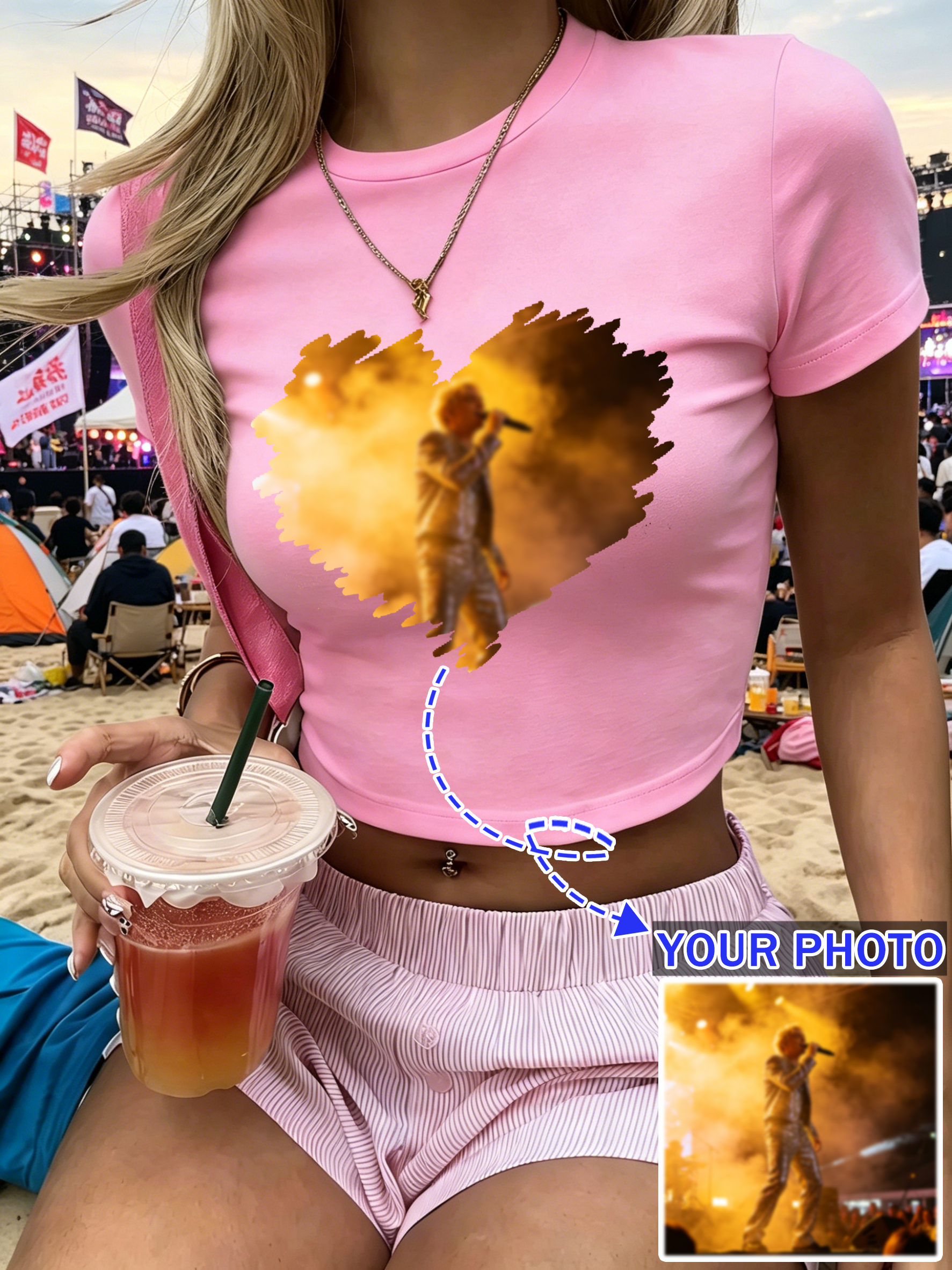 Personalized Custom Women's Ch - T Shirt Tight Fit บทวิจารณ์และราคา