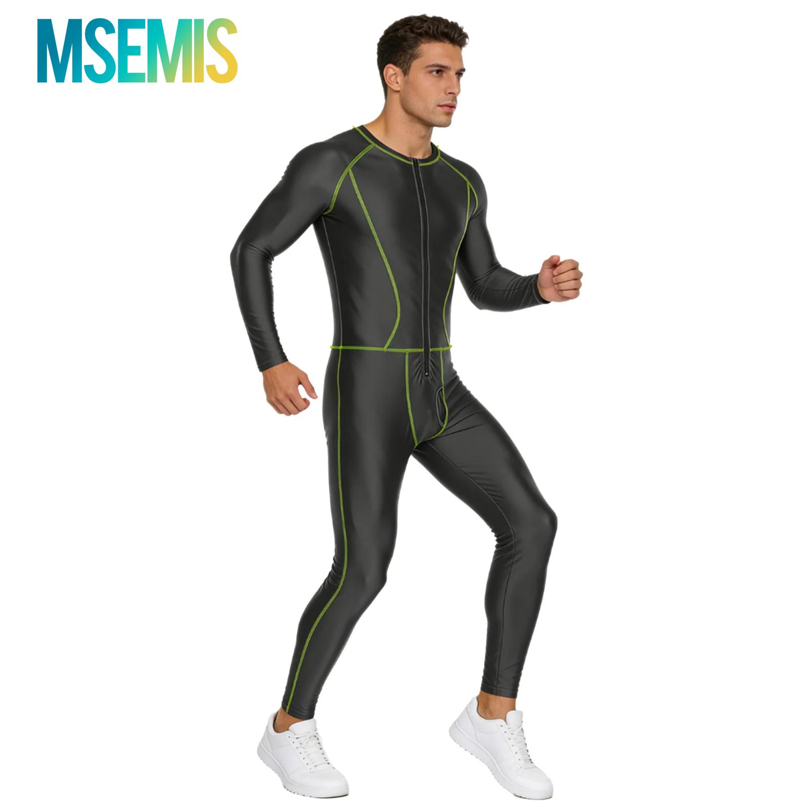 Swimwear Mens Swimsuit Glossy  - Compression Long Pant บทวิจารณ์และราคา
