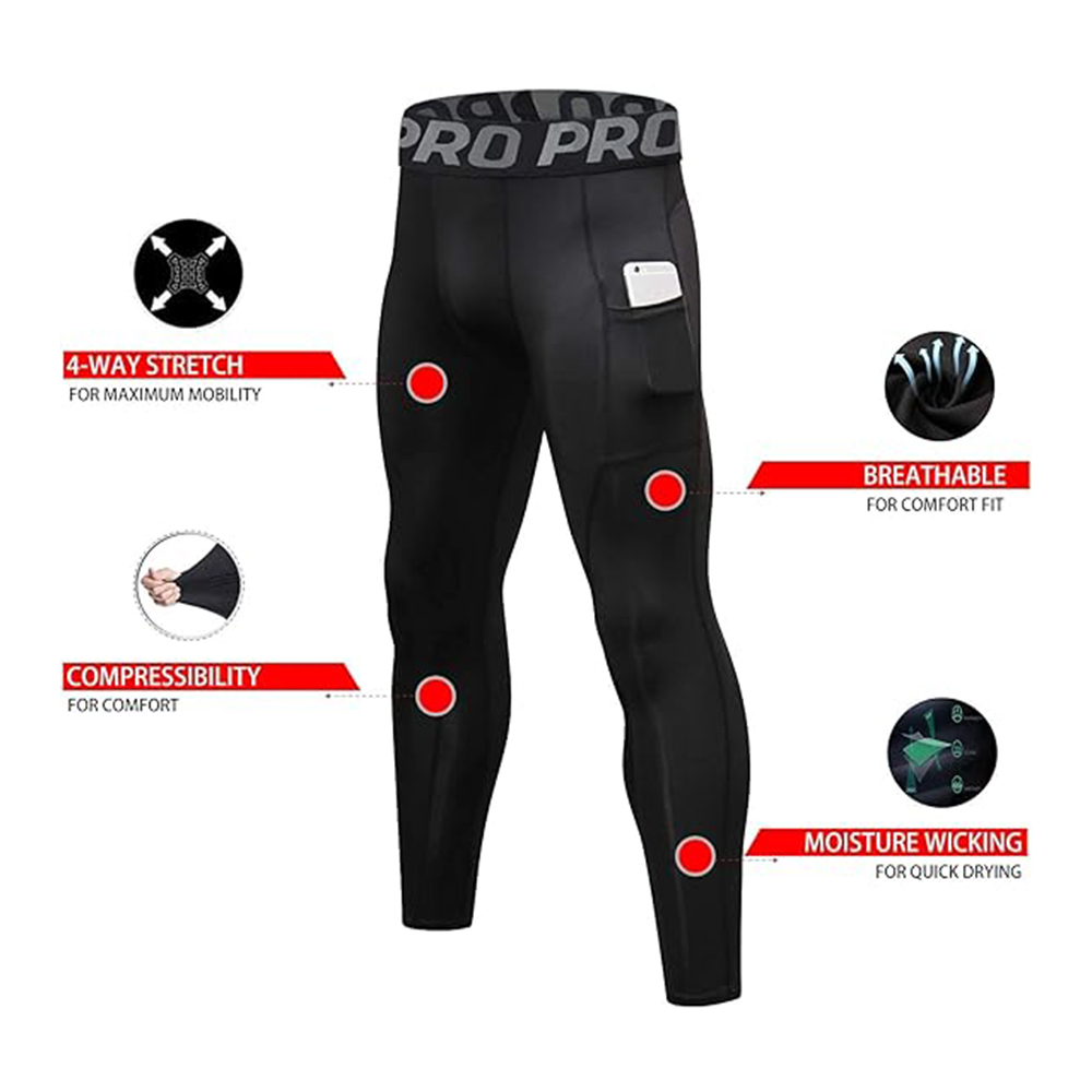 Men's Compression Pants Long J - Compression Long Pant บทวิจารณ์และราคา