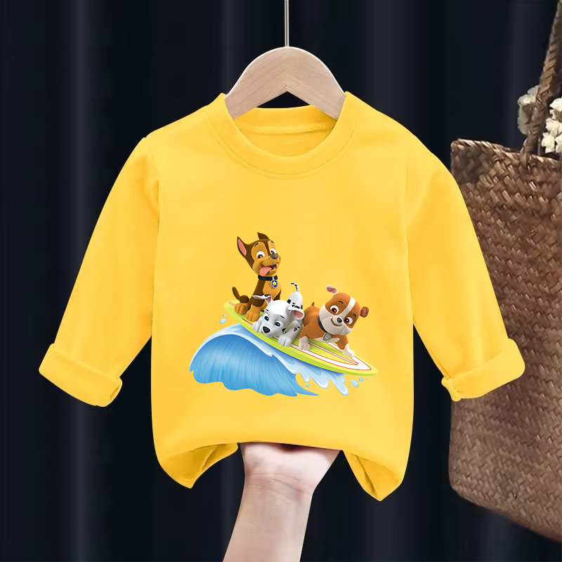 PAW Patrol Long Sleeves T-Shir - Undershirt Crew Neck บทวิจารณ์และราคา