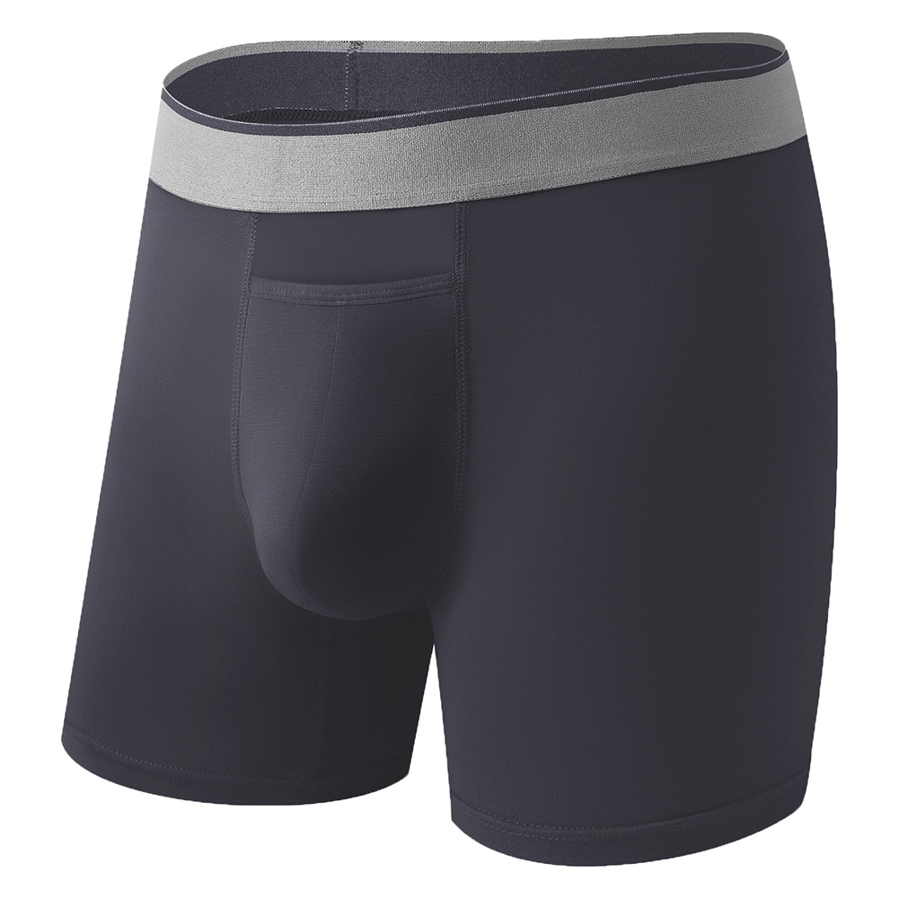1pc Men Long Leg Shorts Soft U - Bamboo Fiber Trunk บทวิจารณ์และราคา