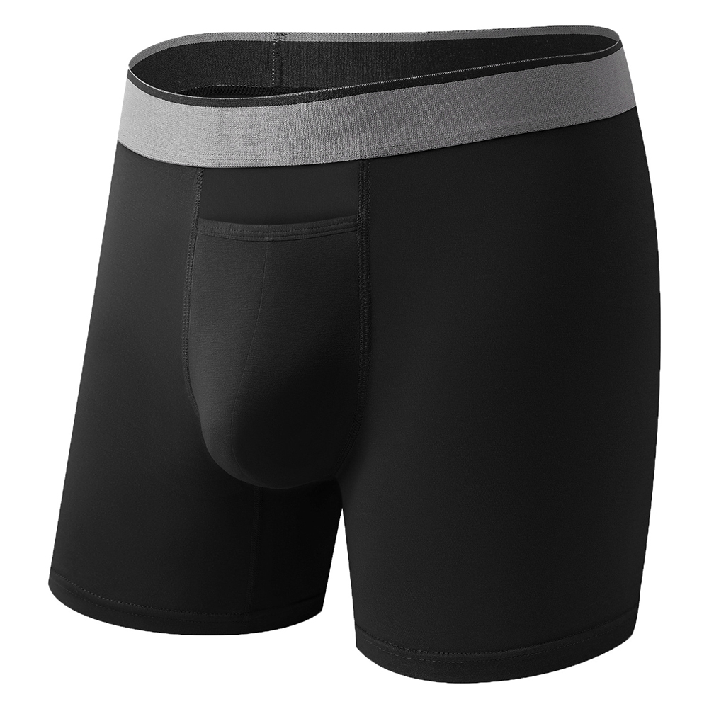 1pc Men Long Leg Shorts Soft U - Bamboo Fiber Trunk บทวิจารณ์และราคา