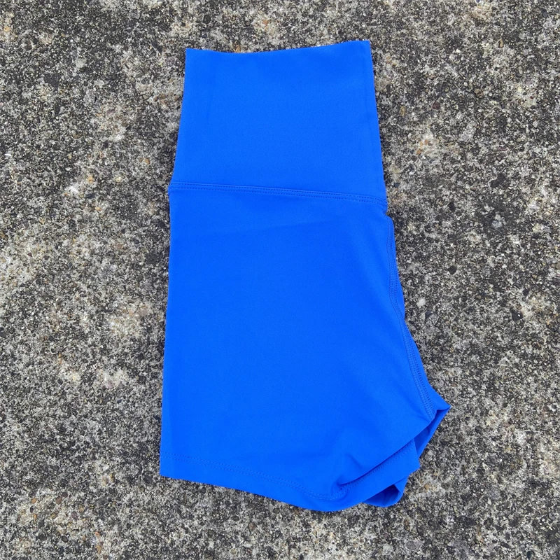 Sexy Solid Color High Waist Yo - Compression Shorts Athletes บทวิจารณ์และราคา