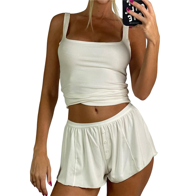 FX-Women Summer Lounge Set Rib - Tank Top Ribbed บทวิจารณ์และราคา