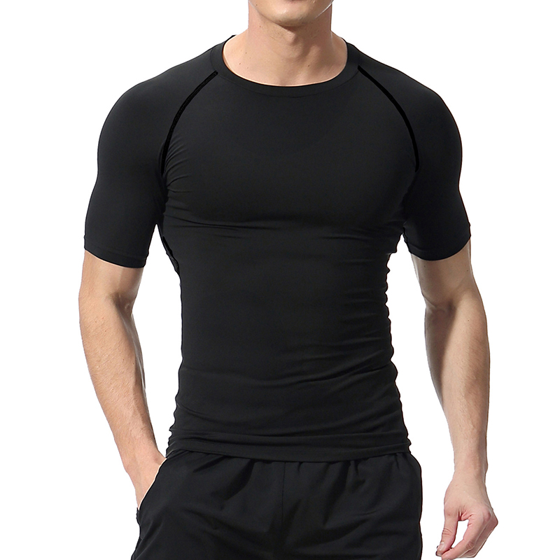Cross Print Compression Shirt  - Base Layer Top บทวิจารณ์และราคา