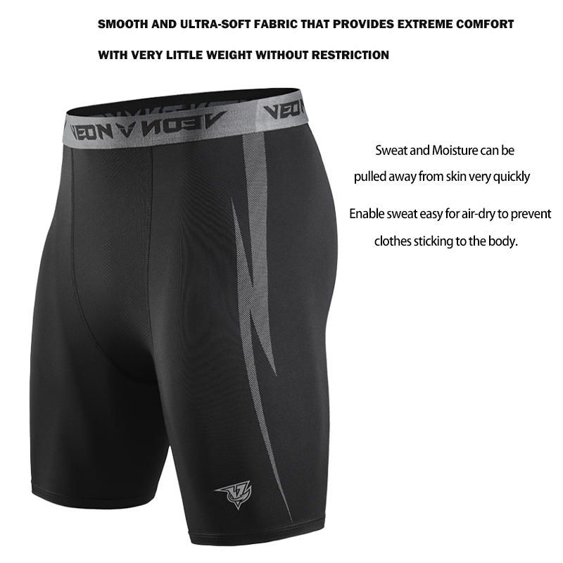 Black Compression Shorts Men S - Compression Shorts Athletes บทวิจารณ์และราคา
