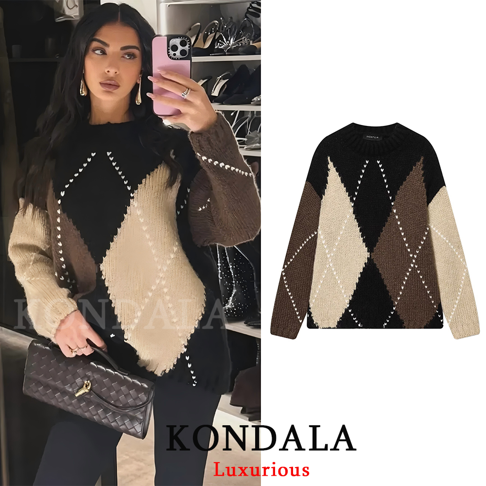 KONDALA Vintage Plaid Knit Swe - Thermal Long John บทวิจารณ์และราคา