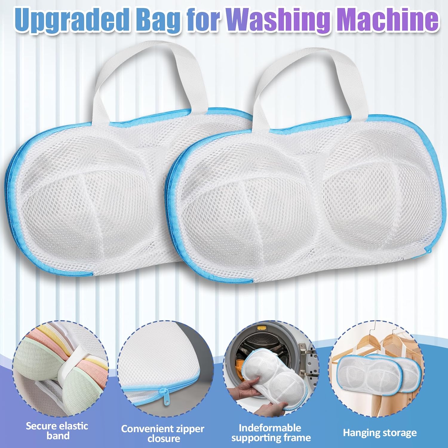 2-Pack Bra Wash Bags- Non-Defo - Multi Pack Underwear บทวิจารณ์และราคา