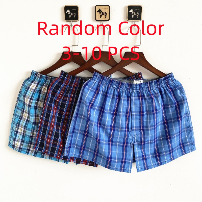 3-10PCS Men's Underwear Boxers - Boxer Brief Pack Cotton บทวิจารณ์และราคา