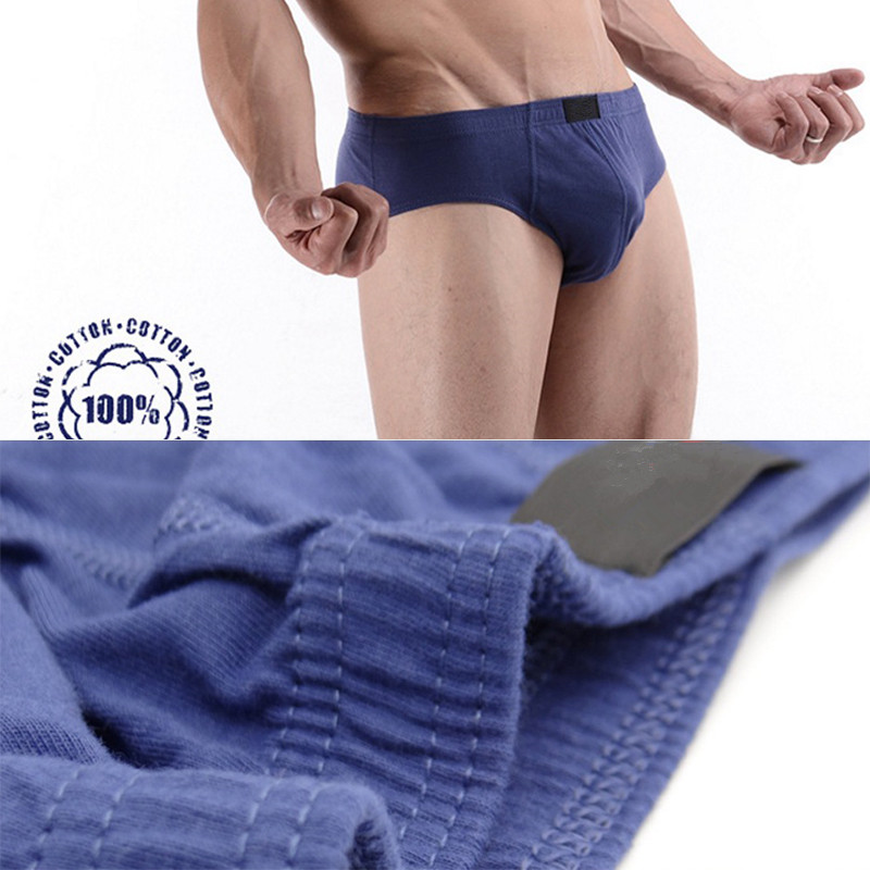 4 Pcs/Lot 100% Cotton Mens Bri - Multi Pack Underwear บทวิจารณ์และราคา