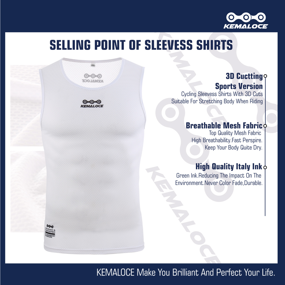KEMALOCE Cycling Base Layer Sl - Sleeveless Undershirt บทวิจารณ์และราคา