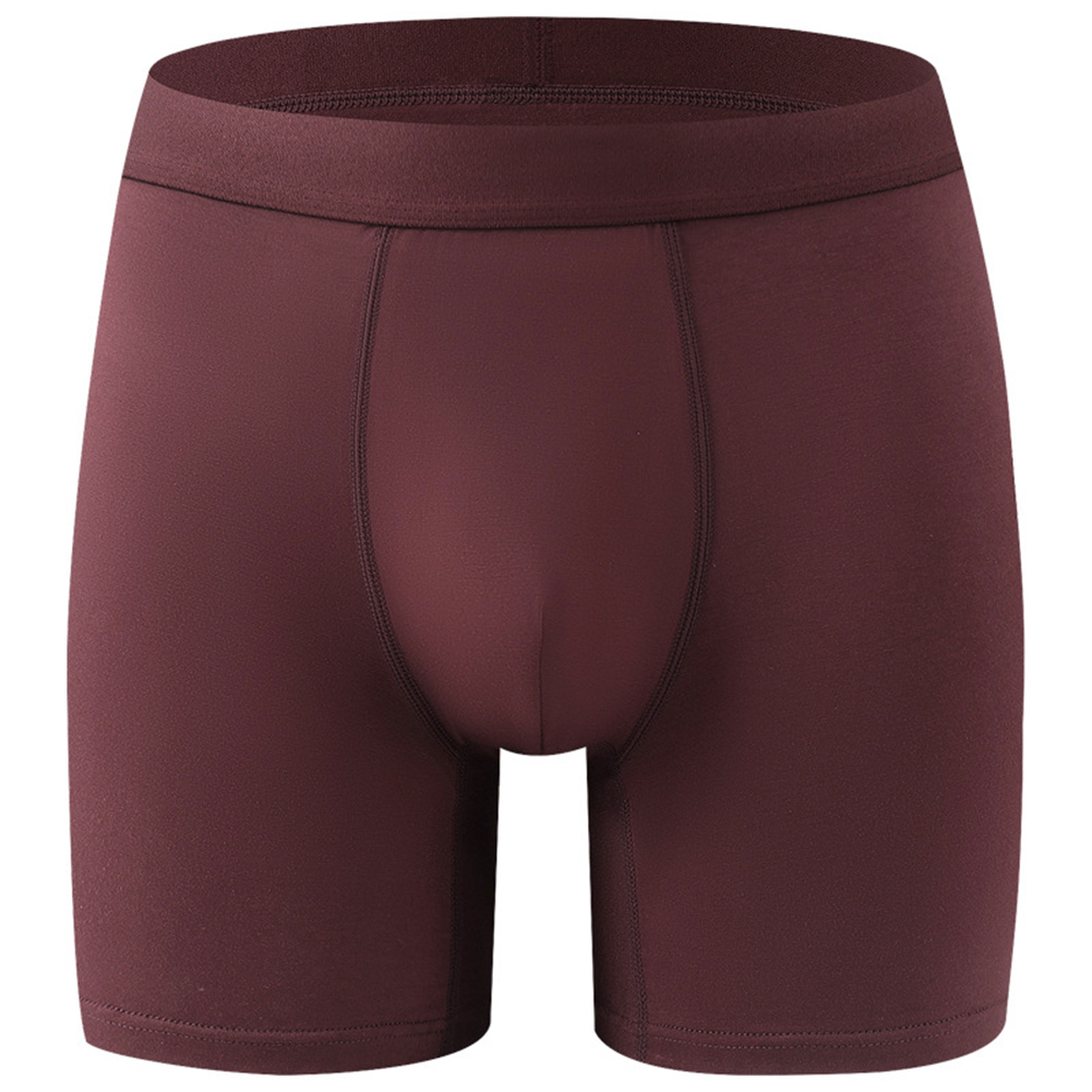 Men Long Leg Boxers Breathable - Bamboo Fiber Trunk บทวิจารณ์และราคา
