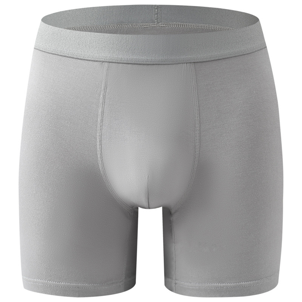 Men Long Leg Boxers Breathable - Bamboo Fiber Trunk บทวิจารณ์และราคา