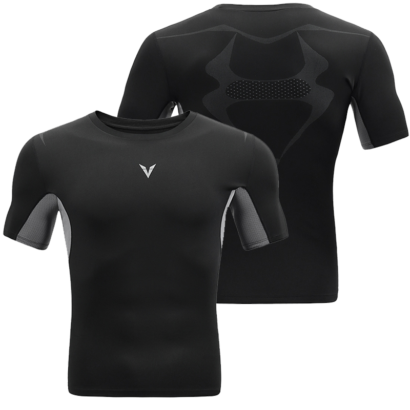 Men Fitness Sportswear Bodybui - T Shirt Tight Fit บทวิจารณ์และราคา