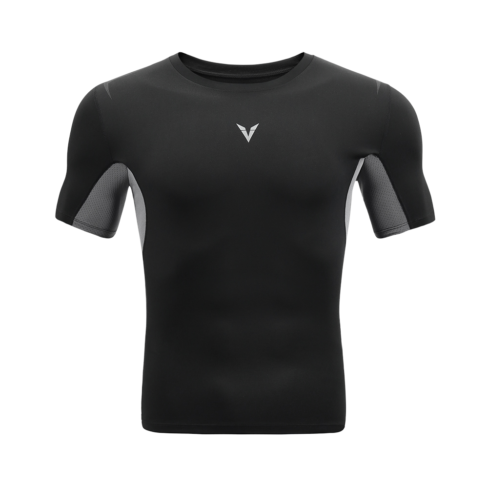 Men Fitness Sportswear Bodybui - T Shirt Tight Fit บทวิจารณ์และราคา