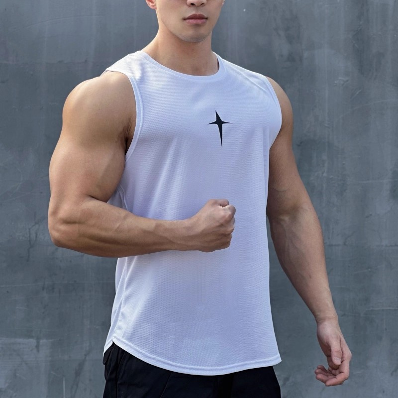 summer Sleeveless vest outdoor - Undershirt Crew Neck บทวิจารณ์และราคา