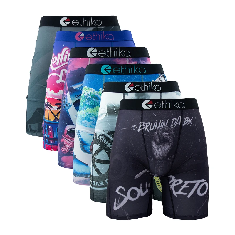 ETHIKA 6Pcs Men Underwear Boxe - Boxer Shorts Modal บทวิจารณ์และราคา