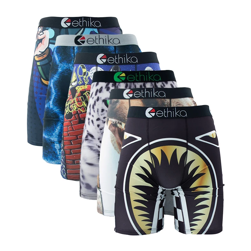 ETHIKA 6Pcs Men Underwear Boxe - Boxer Shorts Modal บทวิจารณ์และราคา