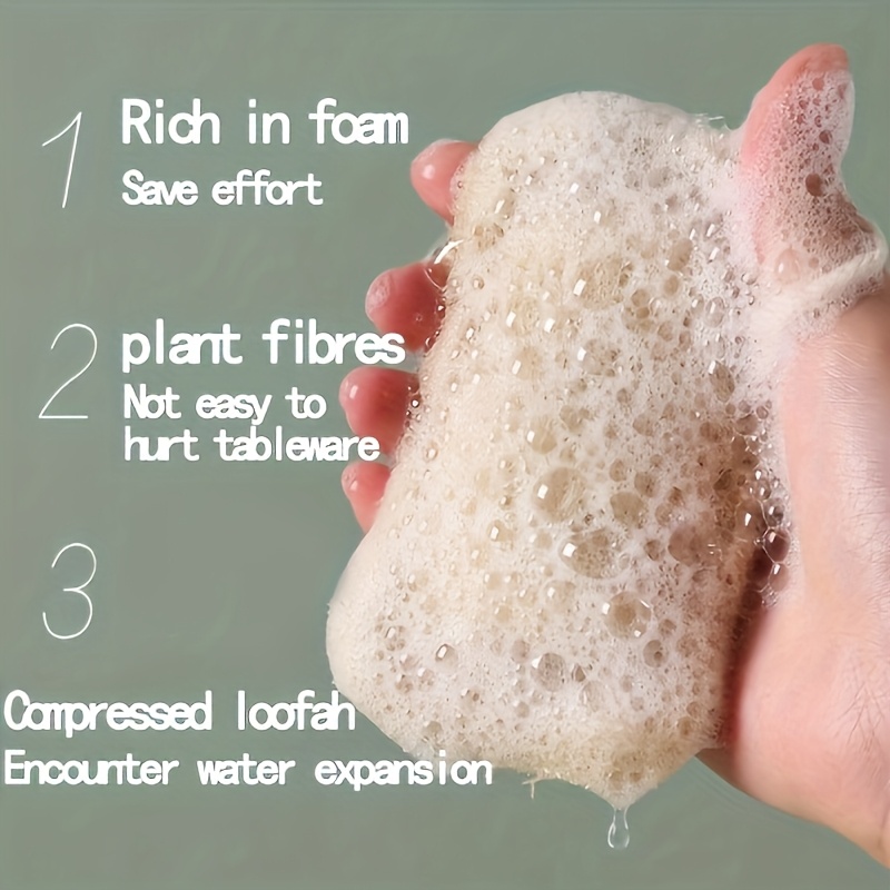 6pcs Natural Loofah Exfoliatin - Bamboo Fiber Trunk บทวิจารณ์และราคา