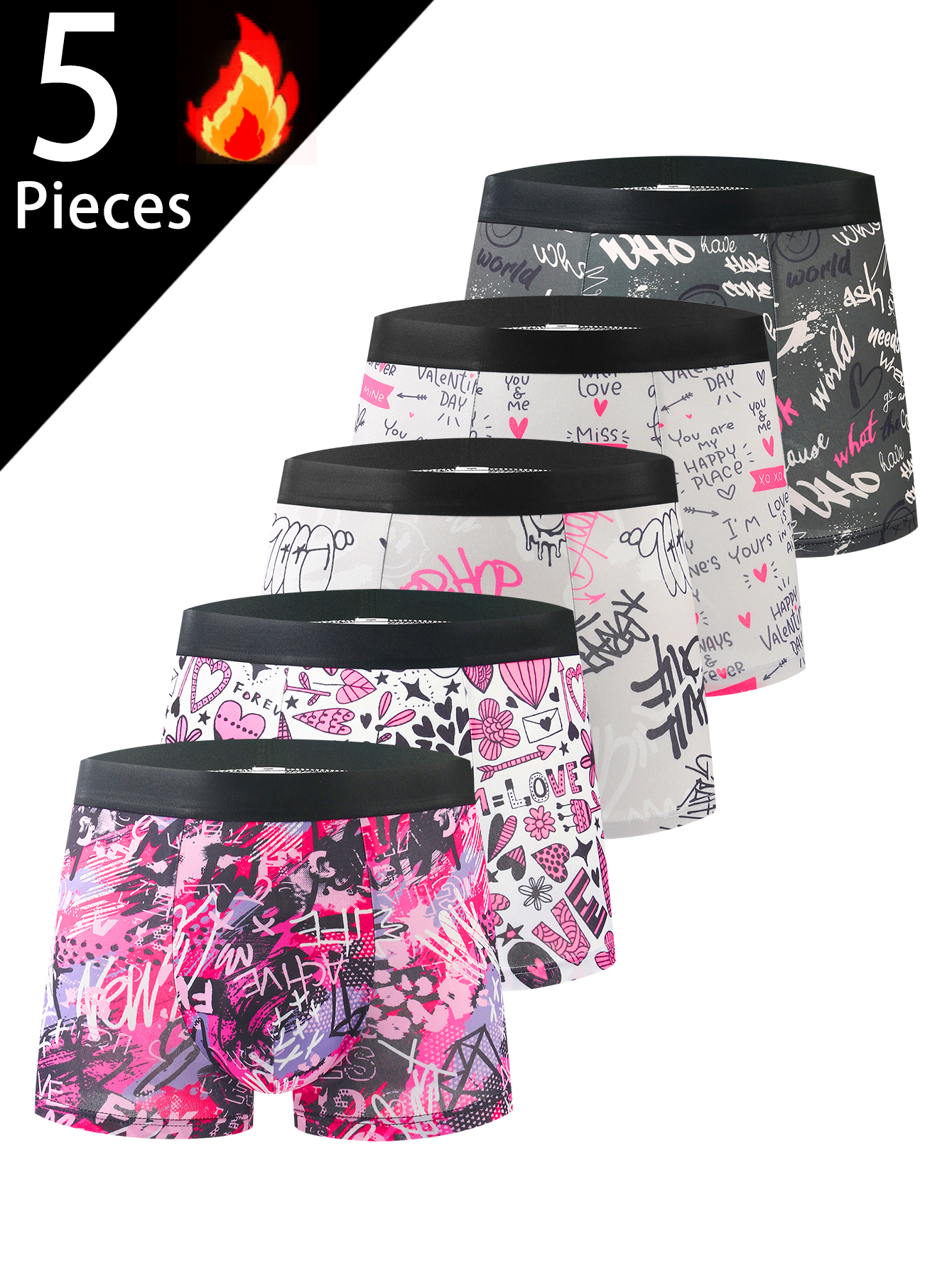 5-pack men's boxer briefs, Val - Multi Pack Underwear บทวิจารณ์และราคา