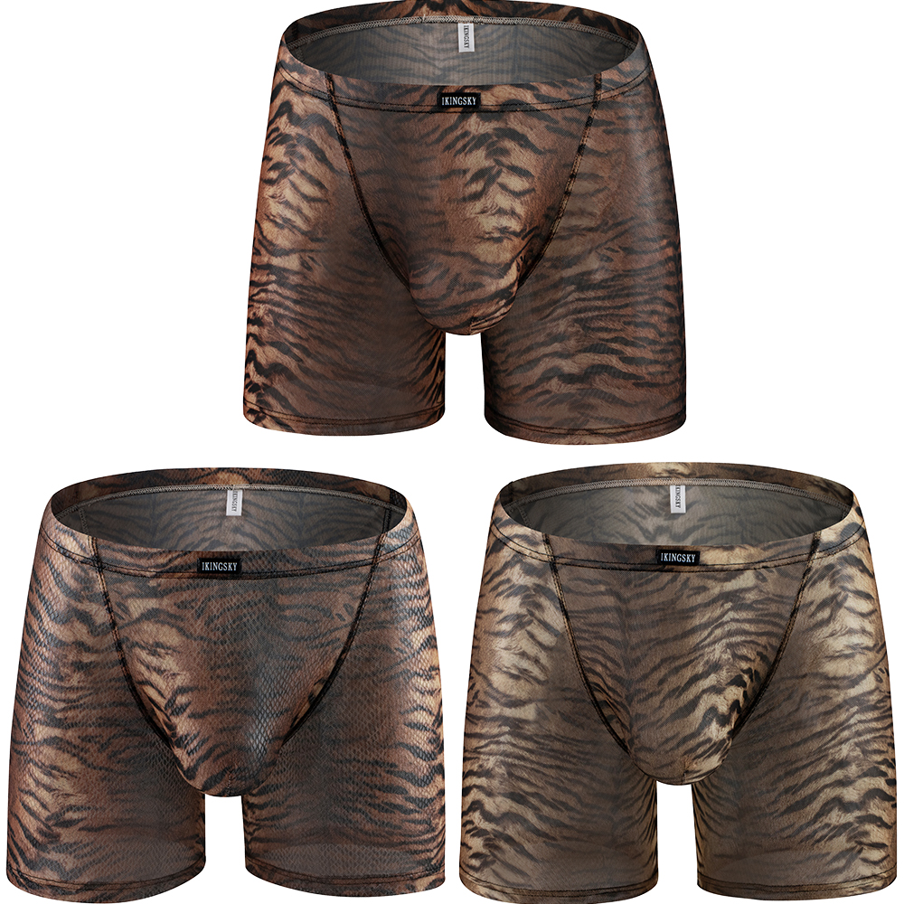 iKingsky Men's Tiger Stripes L - Long Leg Trunk Men บทวิจารณ์และราคา