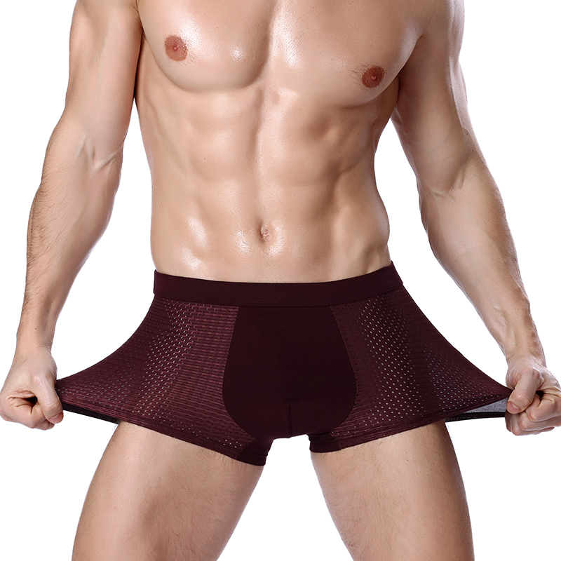 L-8XL Plus Banboo Fiber Men Un - Boxer Shorts Modal บทวิจารณ์และราคา