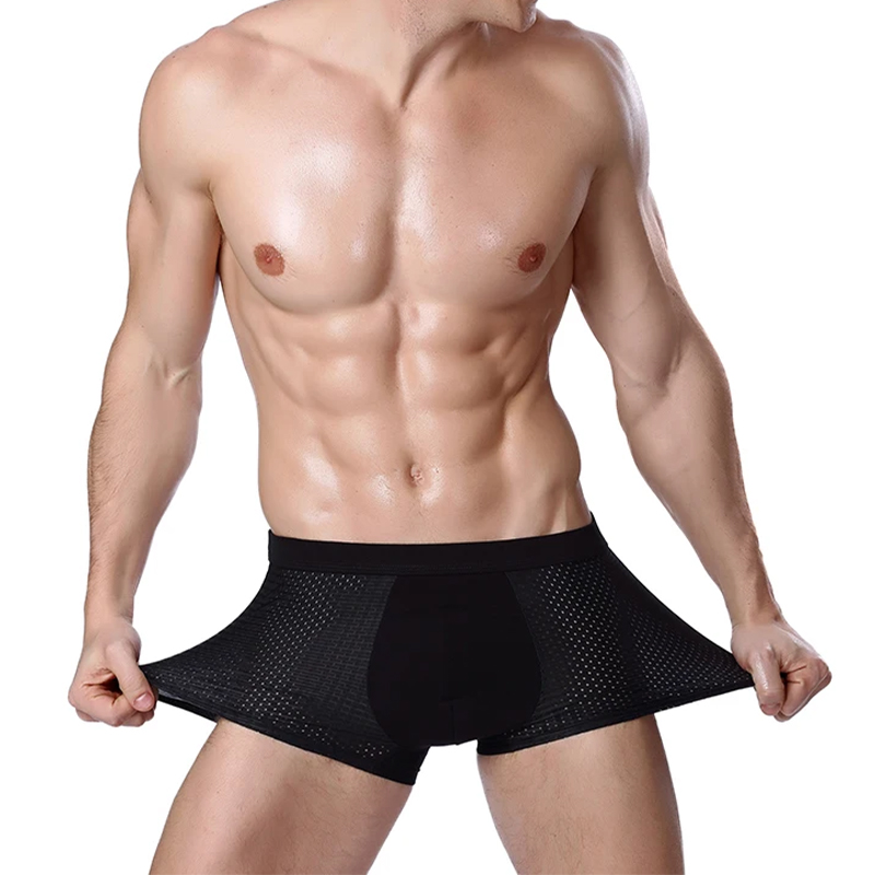 L-8XL Plus Banboo Fiber Men Un - Boxer Shorts Modal บทวิจารณ์และราคา