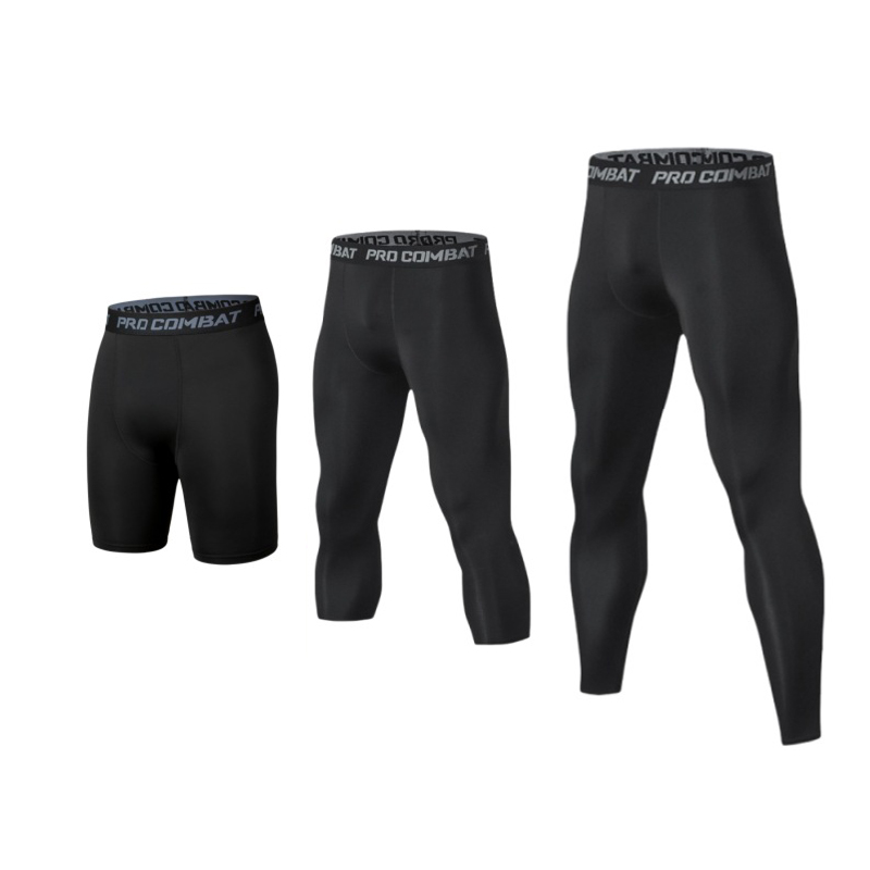 Mens Compression Pants Tights  - Compression Shorts Athletes บทวิจารณ์และราคา