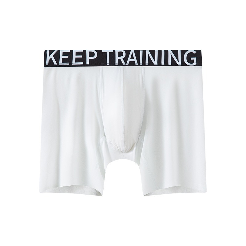 Men's Ice Silk Long Leg Boxer  - Long Leg Trunk Men บทวิจารณ์และราคา