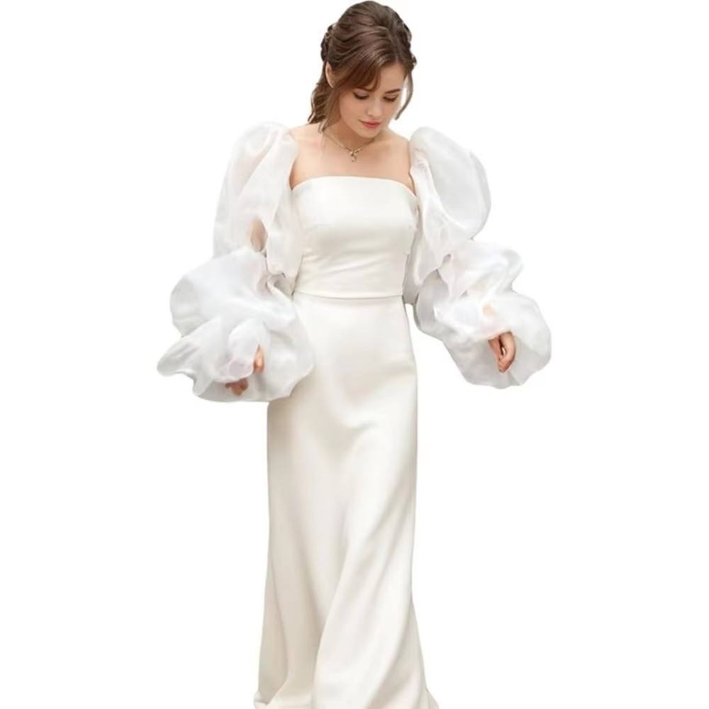 Elegant Puffy Wedding Arm Slee - Thermal Long John บทวิจารณ์และราคา