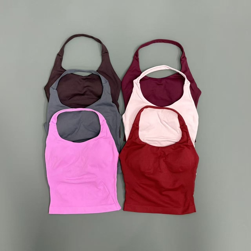 Yoga Tank Top Women Seamless O - Suspender Tank Top บทวิจารณ์และราคา