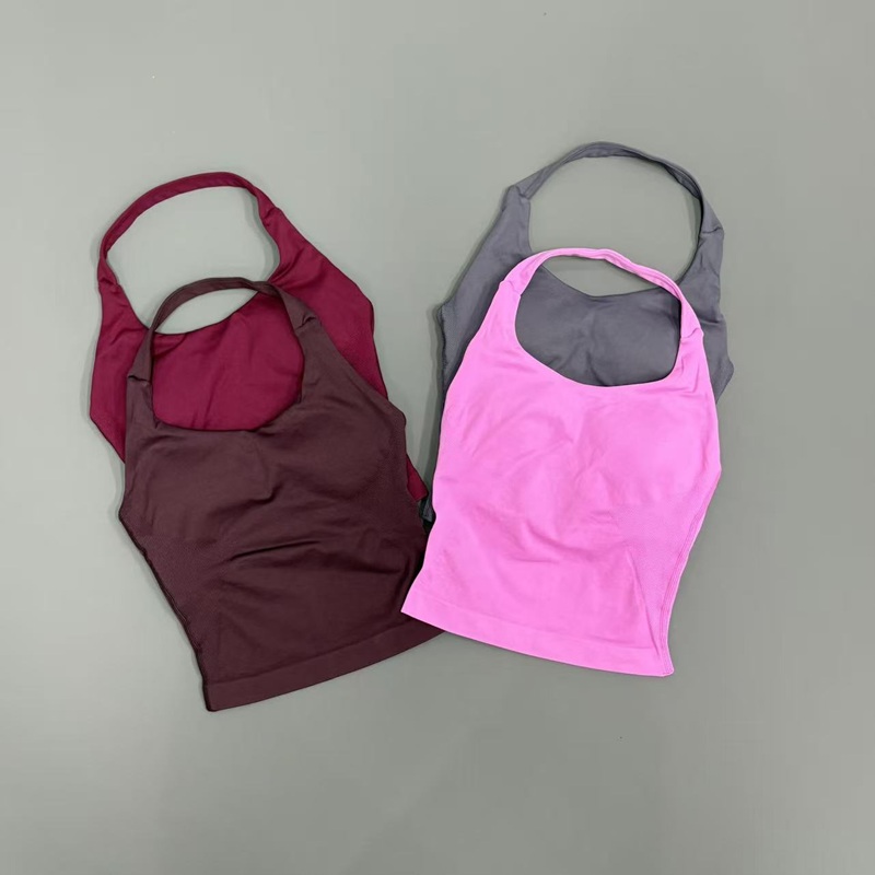 Yoga Tank Top Women Seamless O - Suspender Tank Top บทวิจารณ์และราคา