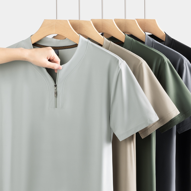 Big Size 9XL Men's Ice Silk He - T Shirt Tight Fit บทวิจารณ์และราคา