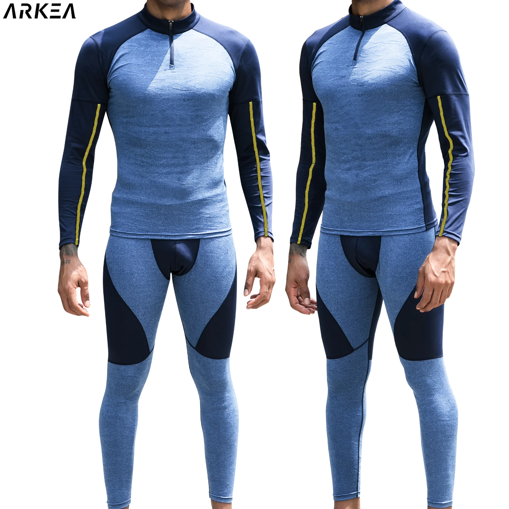 Mens Running Set Compression T - T Shirt Tight Fit บทวิจารณ์และราคา
