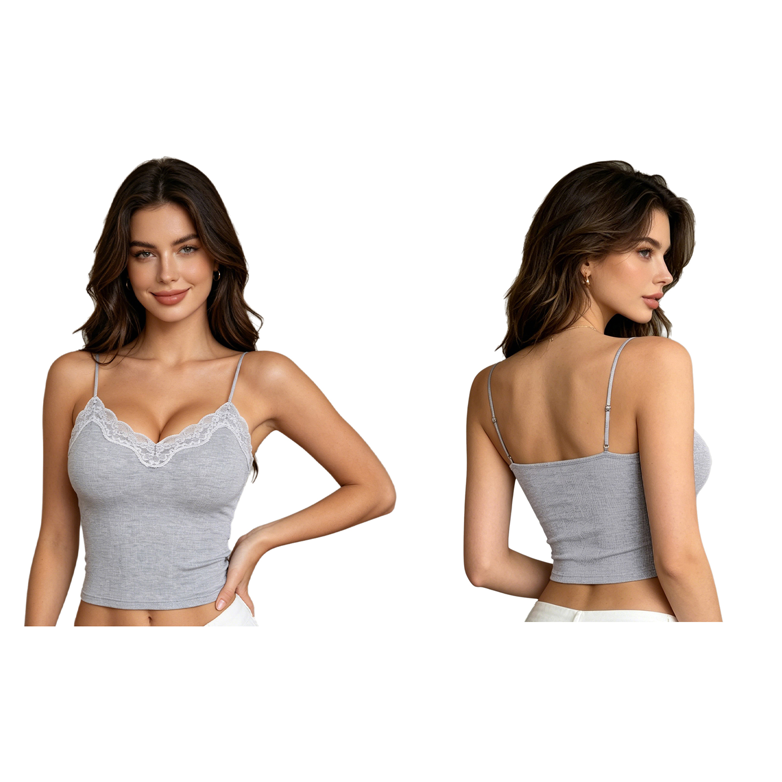 Women's Yoga Camisole with Bui - Tank Top Ribbed บทวิจารณ์และราคา