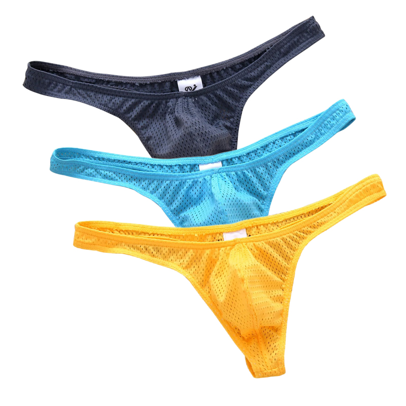 3PCS/Lot Men G-string And Thon - Multi Pack Underwear บทวิจารณ์และราคา
