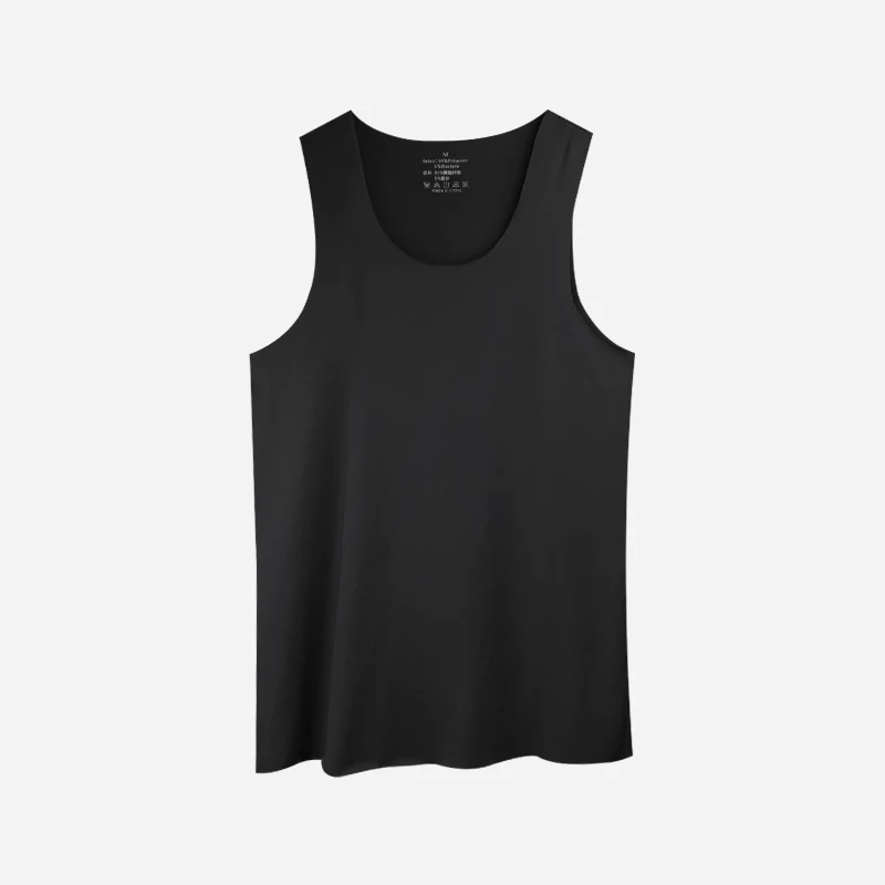 Men's Thin Vest U-Neck Large S - Undershirt Crew Neck บทวิจารณ์และราคา