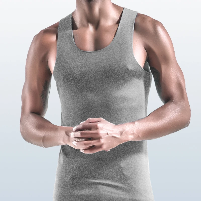 Men's Thin Vest U-Neck Large S - Undershirt Crew Neck บทวิจารณ์และราคา