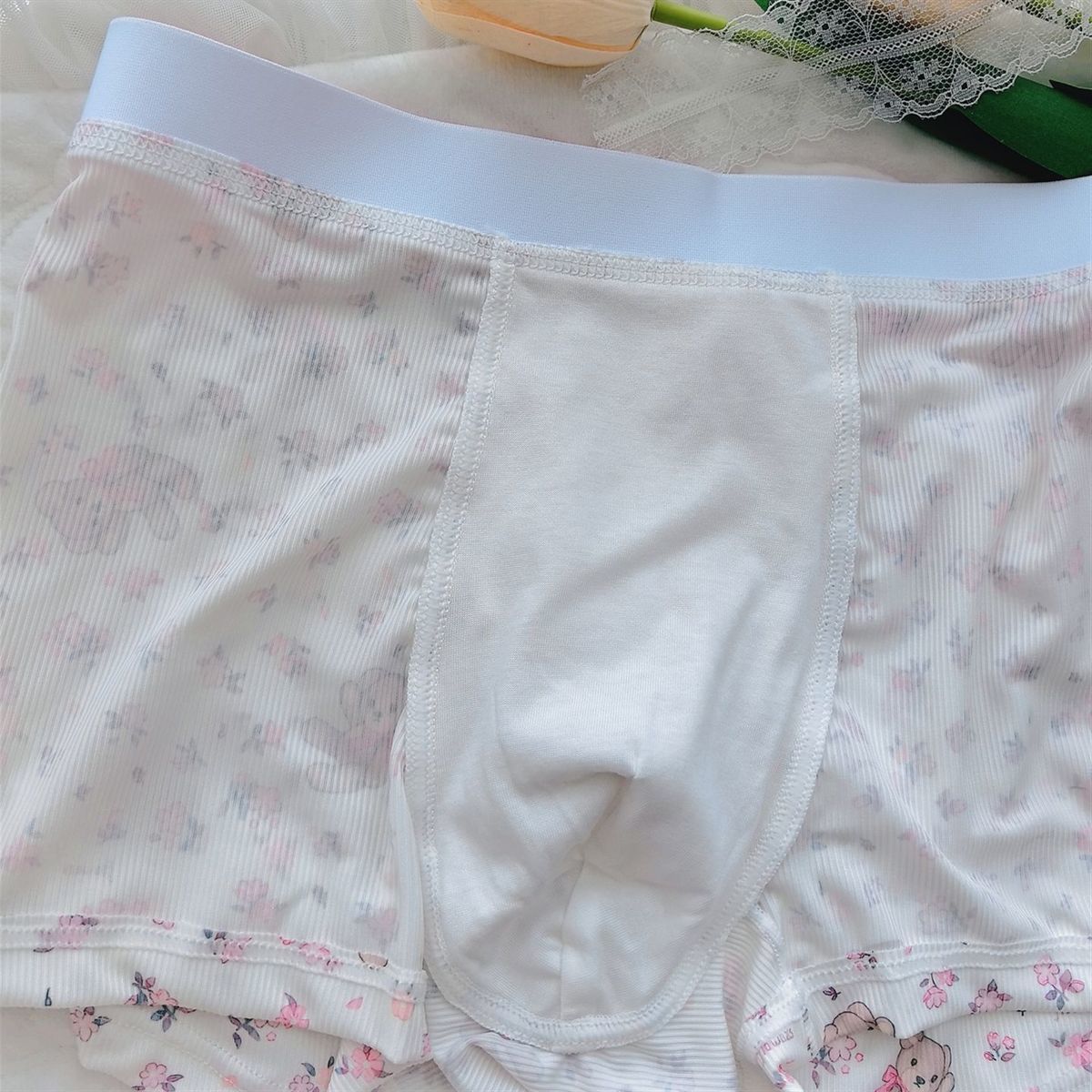Cute Amimals Man Boys Panties  - Boxer Shorts Modal บทวิจารณ์และราคา