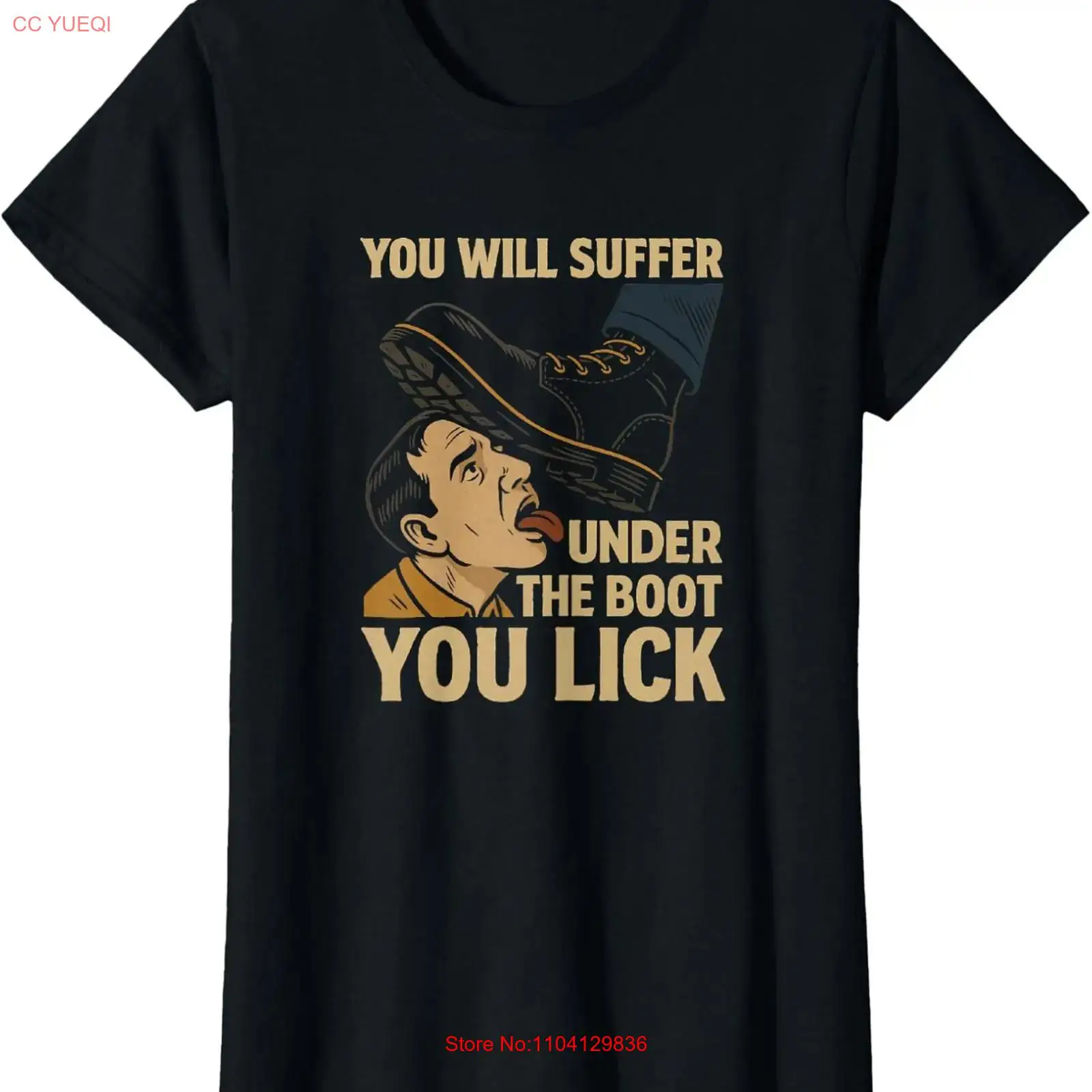 You Will Suffer Under The Boot - Undershirt Crew Neck บทวิจารณ์และราคา