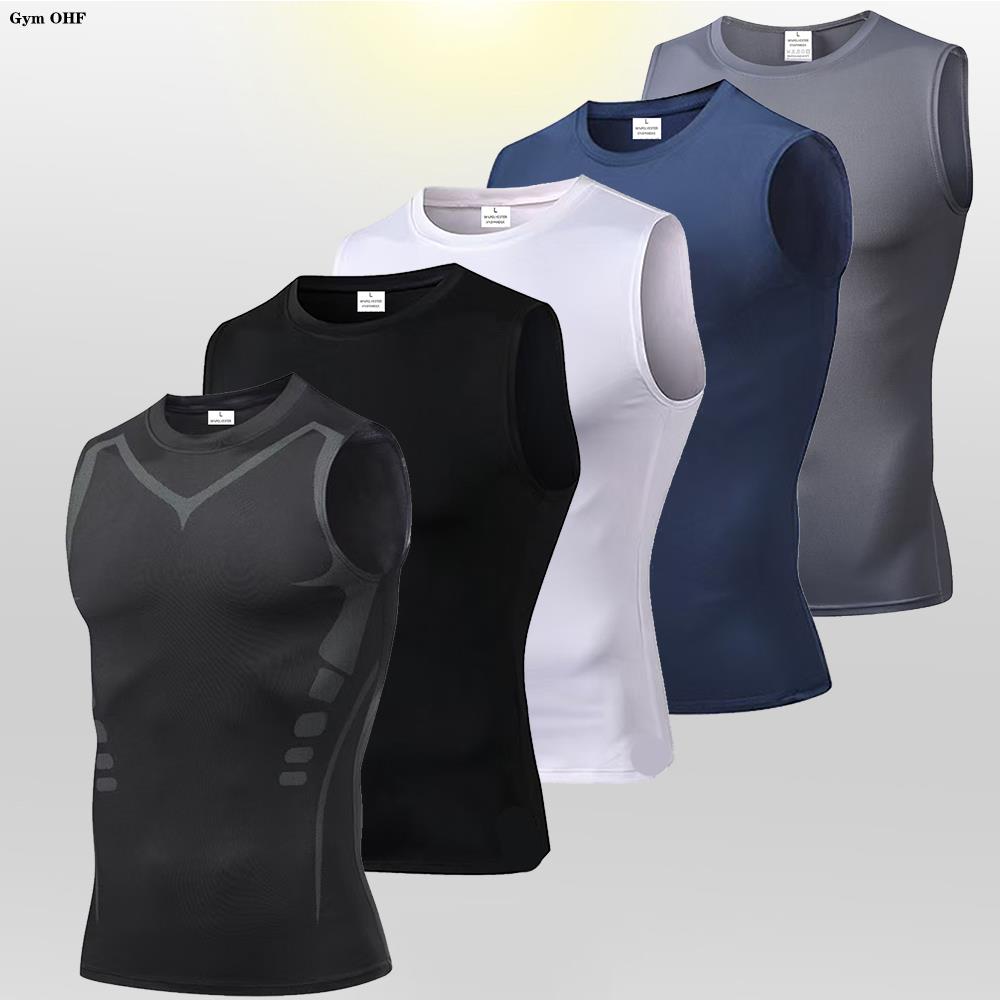 Men's Compression Tank Tops Gy - Sleeveless Undershirt บทวิจารณ์และราคา